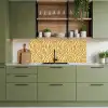 Zebra - Klassiek - Oker - Geel keuken achterwand 2 middel 871 -sfeer3
