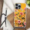 Bloemen - Veld - Geel Hoesje iPhone 16 Pro Max met koord klein -sfeer4