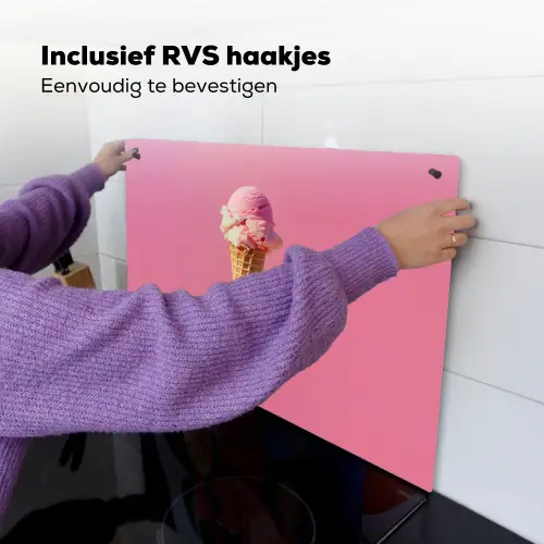 Hoorntje - Schepijs - Roze Inductie beschemer met haakjes klein -ky-ophangen-nl