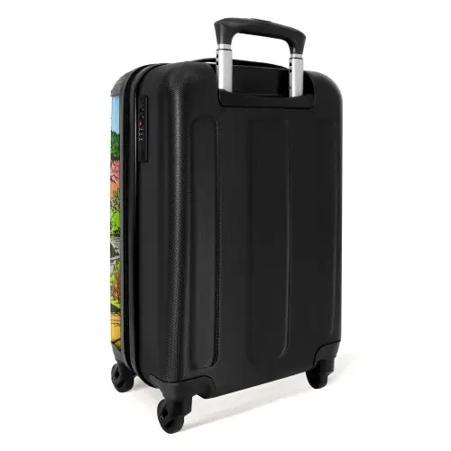 Feest in Dinosaurusland NBS - Handbagage koffer - Unisex middel -achterkant