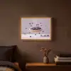 Eten - Taart - Bessen - Blauw Light Box met batterij (Wandlamp) middel -sfeer4