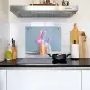 Dier - Ballon - Pasteltinten - Glanzend Inductie beschemer met haakjes middel -sfeer2