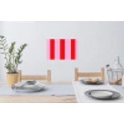 Strepen - Klassiek - Roze Muursticker klein 286 -eettafel