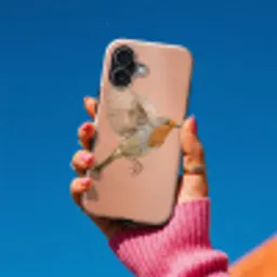 Roodborst - Natuur - Roze Toughcase MagSafe Apple iPhone 17 klein -Sfeer1V