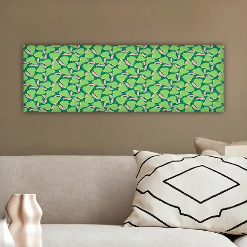 Peren - Groen - Roze canvas 2cm klein 828 -sfeer3