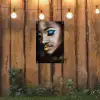 Black and Gold - Vrouw - Make up tuinposter los doek klein -sfeer1