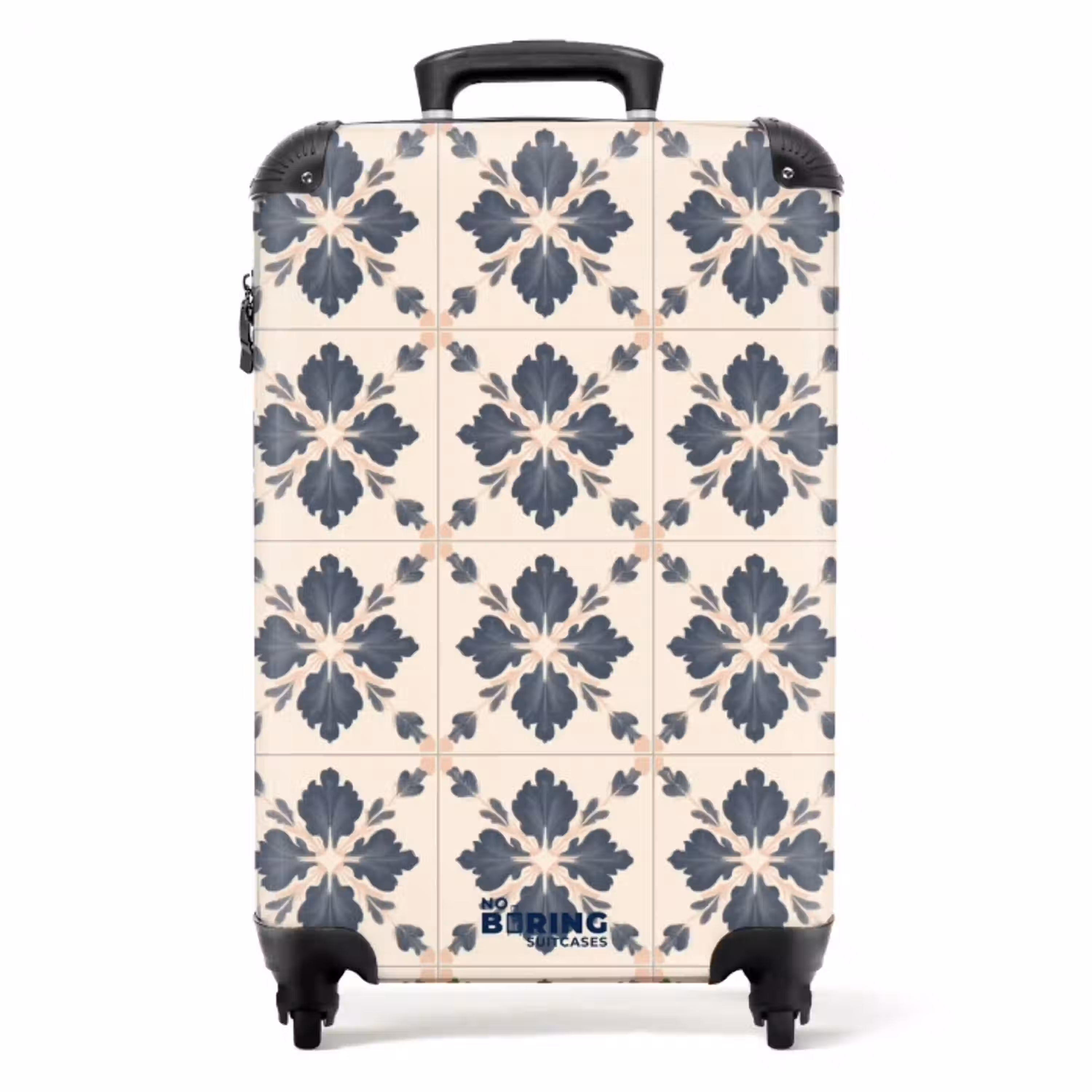 Bladvorm - Klassiek - Kleurrijk NBS - Handbagage koffer - Volwassenen Unisex middel -productfoto_recht