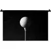 Golfbal - Minimalistisch - Wit Wandkleed katoen klein -zz3d