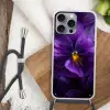 Paars - Viool - Diepte Hoesje iPhone 16 Pro Max met koord klein -sfeer4