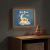 Sterren - Olifant - Maan - Wolken Light Box met batterij (Wandlamp kind) middel -sfeer5_kind