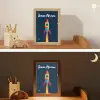 Raket - Rookwolken - Ruimte Light Box met kabel (Kinderlampje) klein -sfeer3_kind