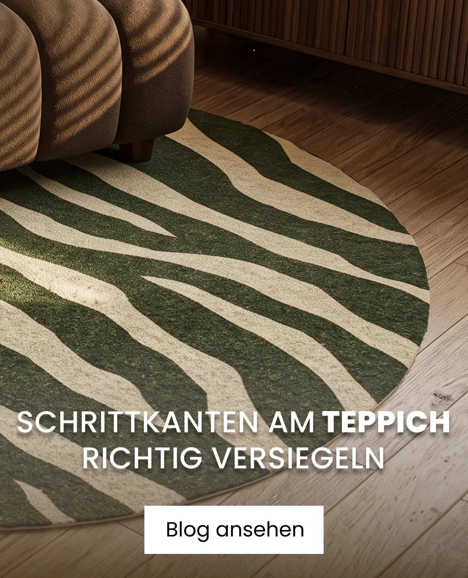 grun-weissige Teppich