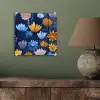 Bloemen - Patroon - Blauw - Contrast plexiglas 5mm klein -sfeer3