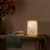 Wilde - Bloemen - Wit Light Box met kabel (Tafellamp) klein -sfeer4