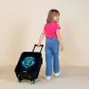 Lichtgevende leeuw Kinderkoffer - Zwart klein -sfeer1