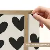 Hartjes - Zwart - Beige Light Box met batterij (Wandlamp) middel -USP_websiteprintNL