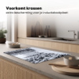 Bos - Winter - Sneeuw - Pad - Natuur Inductie beschermer vinyl 3mm klein -sfeer1