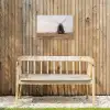 Windmolens - Landschap - Veld Tuinposter op houten frame 2 cm dik klein -sfeer4