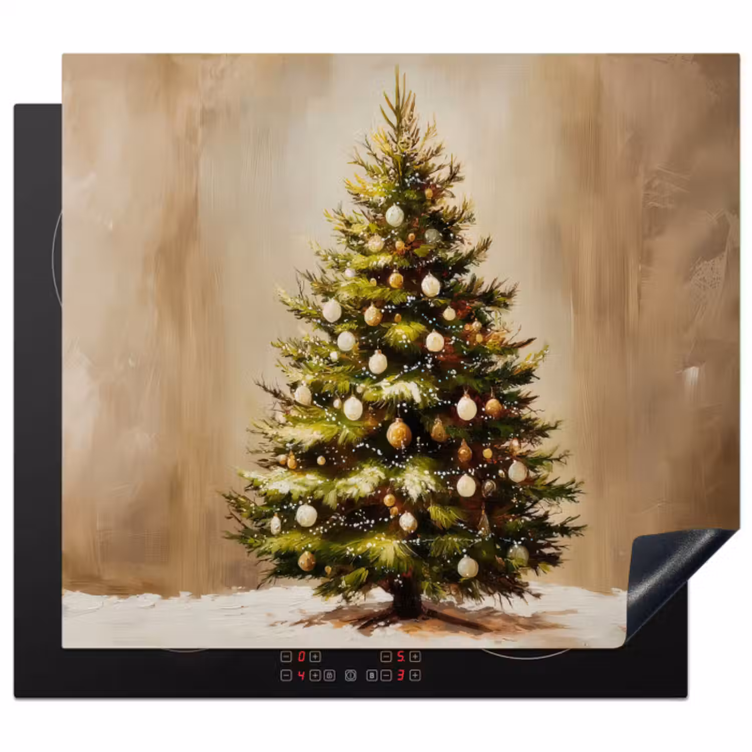 Inductie beschermer - Kerst - Sfeer - Groen