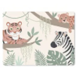Jungle - Rustiek - Pastel muismat rubber klein -3d