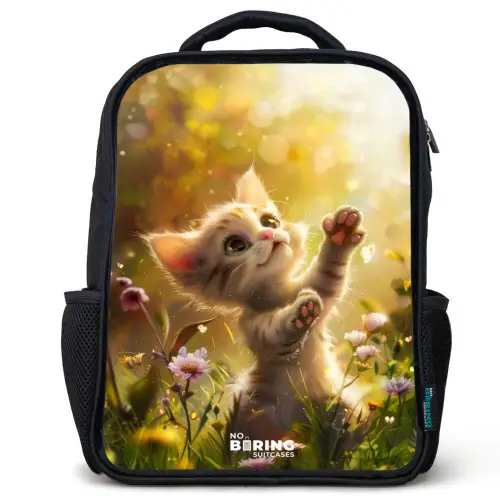 Koosje kitten Rugzak - Zwart middel -3d