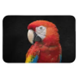Ara - Portret - Rood Badmat klein -3d