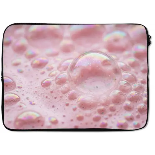 Schuim - Structuur - Roze laptophoes neopreen klein -zkaufland3dotto