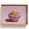 Noodles - Edelstenen - Stokjes - Roze Dienblad Rechthoek middel -z3d_shopping