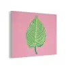Illustratie - Blad - Minimalistisch - Groen PET vilt klein -3d