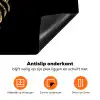 Kreeft - Goud - Textuur - Zwart Inductie beschermer vinyl 3mm klein -zzzzzzz-td-onderkant
