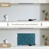 Zee - Donkerblauw - Golf - Vis keuken achterwand spatscherm klein 900 -voor_na_NL