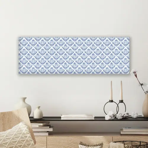 Frans - Citroen - Royaal  - Blauw - Wit canvas 2cm klein 828 -sfeer6