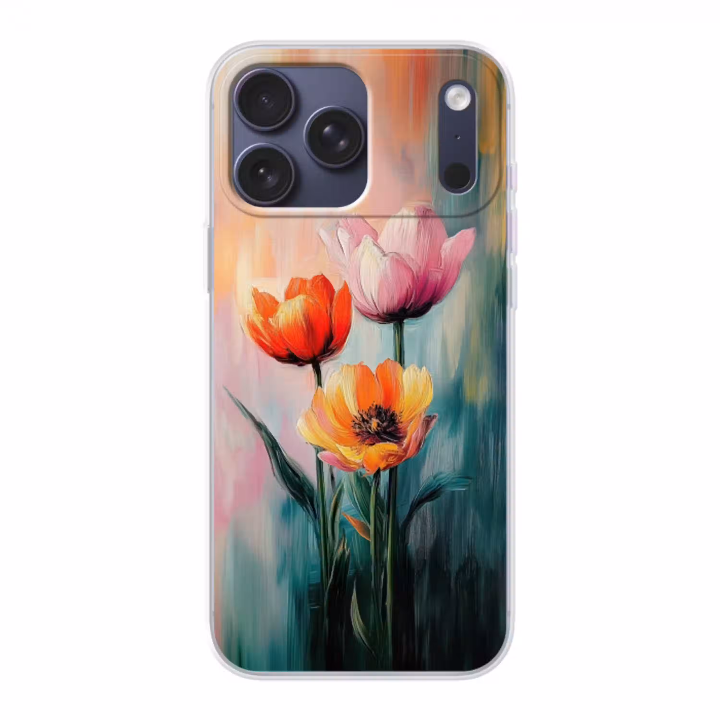 Dromerig - Bloemen - Verfijnde details Telefoonhoesje iPhone 17 Pro Max klein -3d