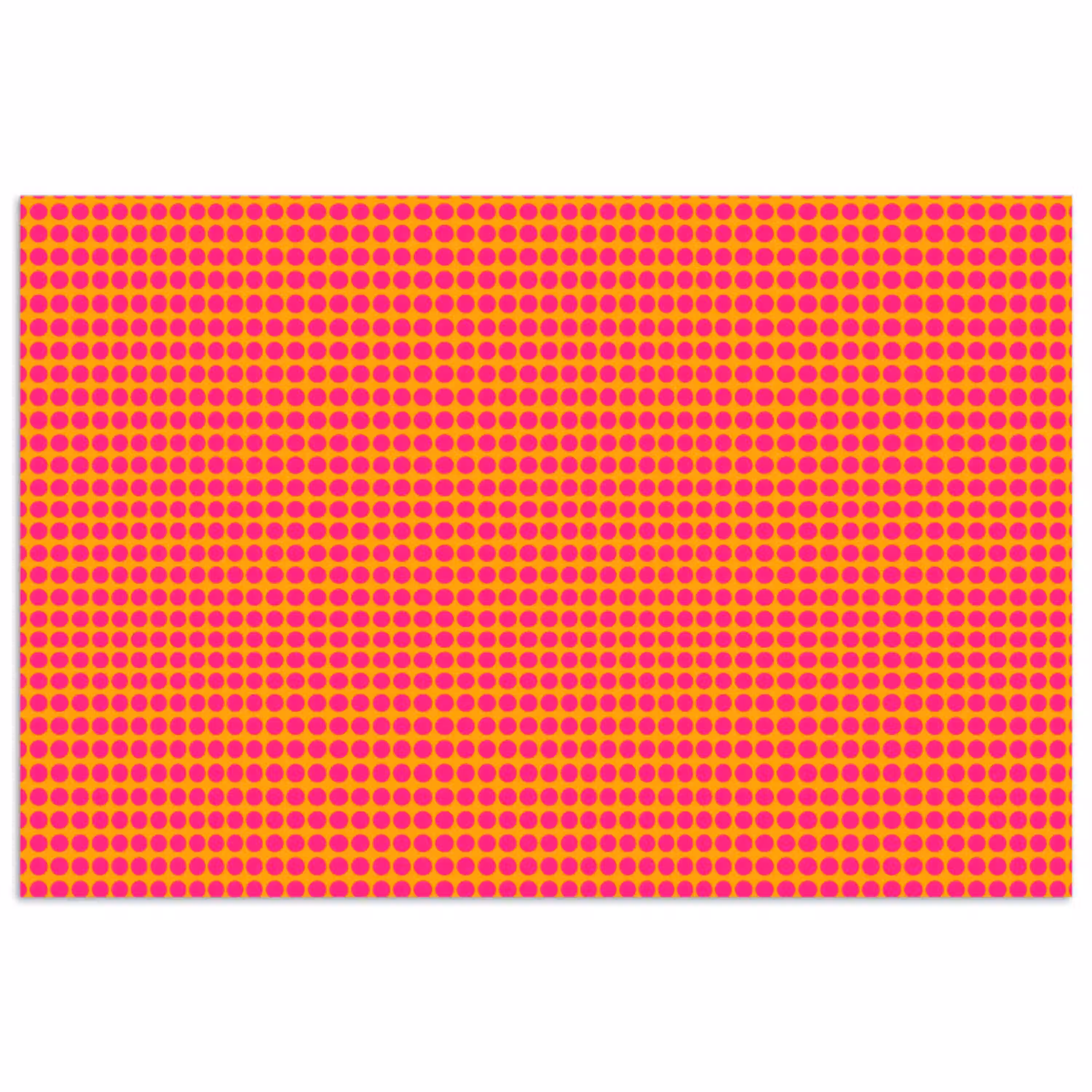 Modern - Stippen - Oranje poster papier klein 62 -3d