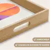 Cirkels - Abstract - Paars Dienblad Rechthoek middel -USP_HandgreepNL