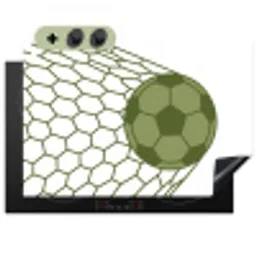 Voetbal - Goal - Sport - Groen Inductie beschemer met haakjes klein -3d