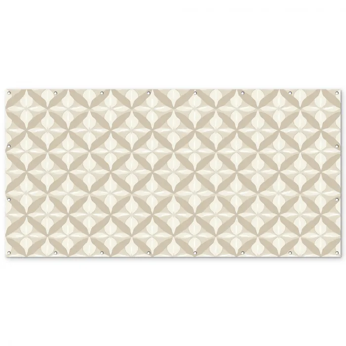 Patroon - Klassiek - Beige Balkonbeschermer Duitsland klein 596 -zz_3d