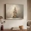 Kerst - kerstboom - Sneeuw - Art Textielframe zwart klein -sfeer3
