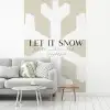 Sneeuw - Japandi - Winter - Decoratie fotobehang vinyl groot -woonkamer