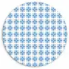 Zee - Sfeer - Blauw - Wit Wandcirkel plexiglas klein 852 -3d
