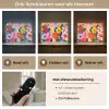 Bloemen - Kleurrijk - Stippen Light Box met batterij (Wandlamp) middel -USP_lichtkleurNL