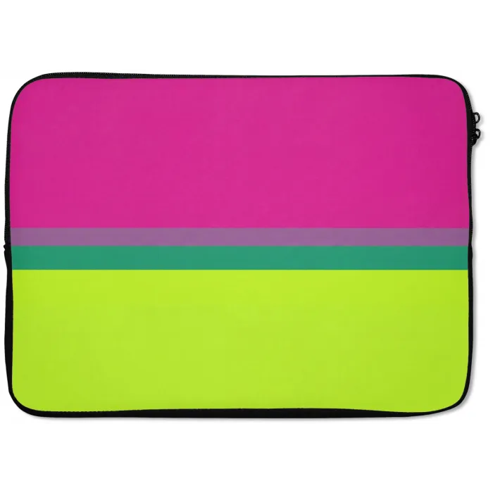 Strepen - Modern - Kleurrijk laptophoes neopreen klein -zkaufland3dotto