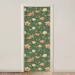 Tulpen - Botanisch - Groen deurposter klein 289 -3d_beige