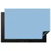 Blauw - Wit - Lijnen - Patroon Inductie beschermer vinyl 3mm klein 276 -3d