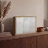 Grijs - Betonlook - Industrieel Light Box met batterij (Wandlamp) middel -sfeer2