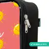 Sunny situation koraal Kinderkoffer - Zwart klein -rits_NL