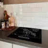 Spijkenisse - Kaart - Stadskaart - Plattegrond Inductie beschermer vinyl 3mm middel -sfeer3