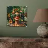 Vrouw - Panterprint - Jungle - Natuur - Luxe plexiglas 5mm klein -sfeer3