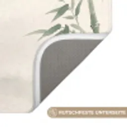 Minimalistisch - Bamboe - Groen Badmat klein -USP_AntislipDE