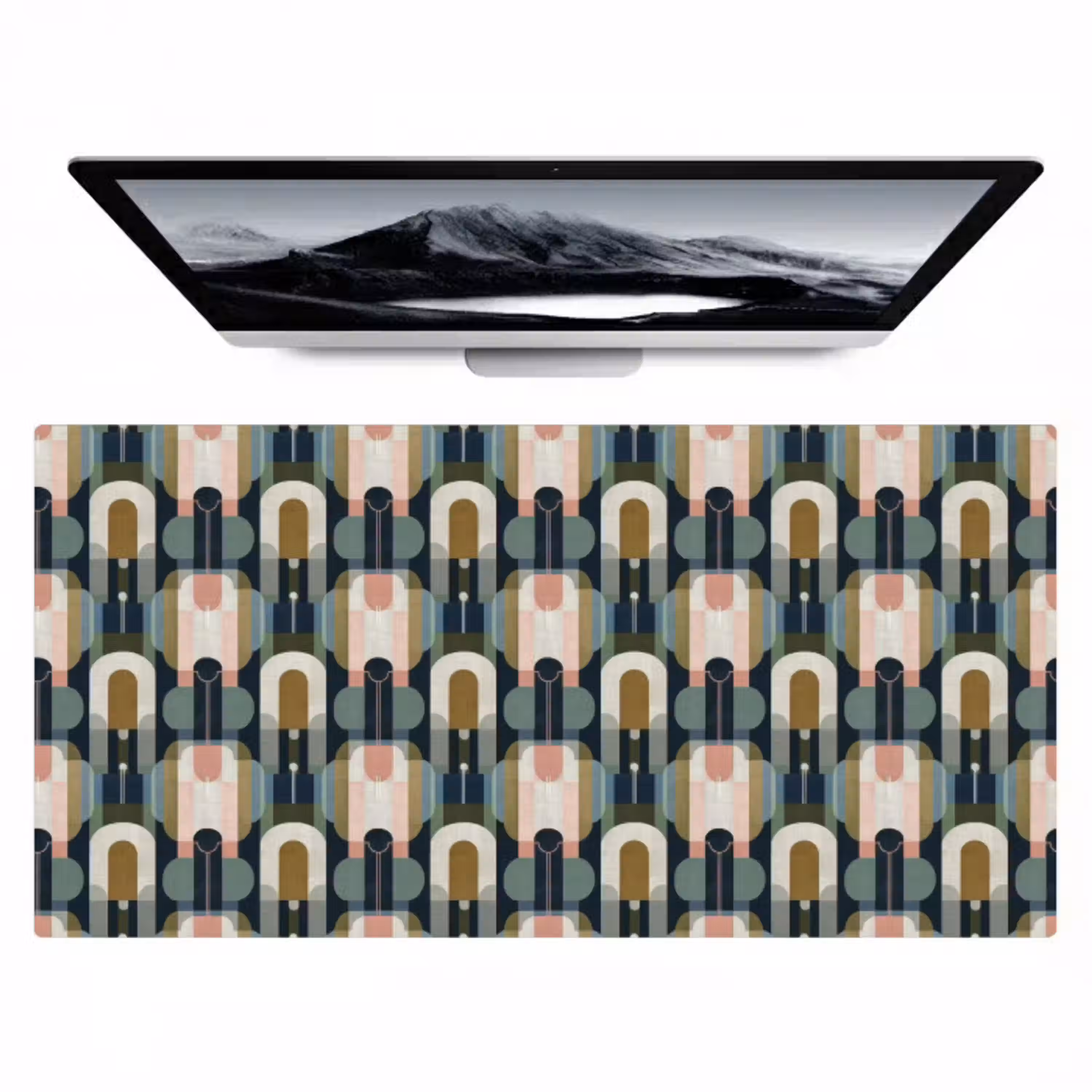 Geografisch - Modern - Kleurrijk Muismat XXL klein 681 -zzz3d